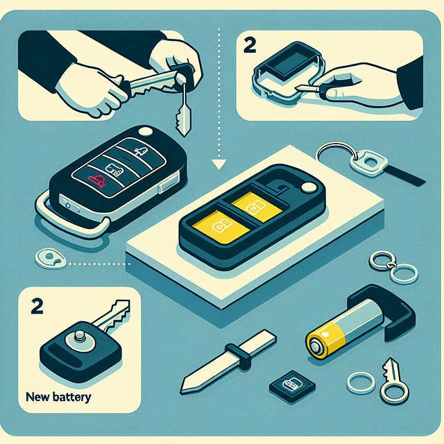 Reassembling Chevrolet key fob